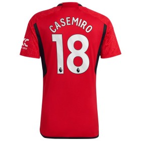 Camisola Manchester United Casemiro 18 Equipamento Principal 2023-24 Manga Curta